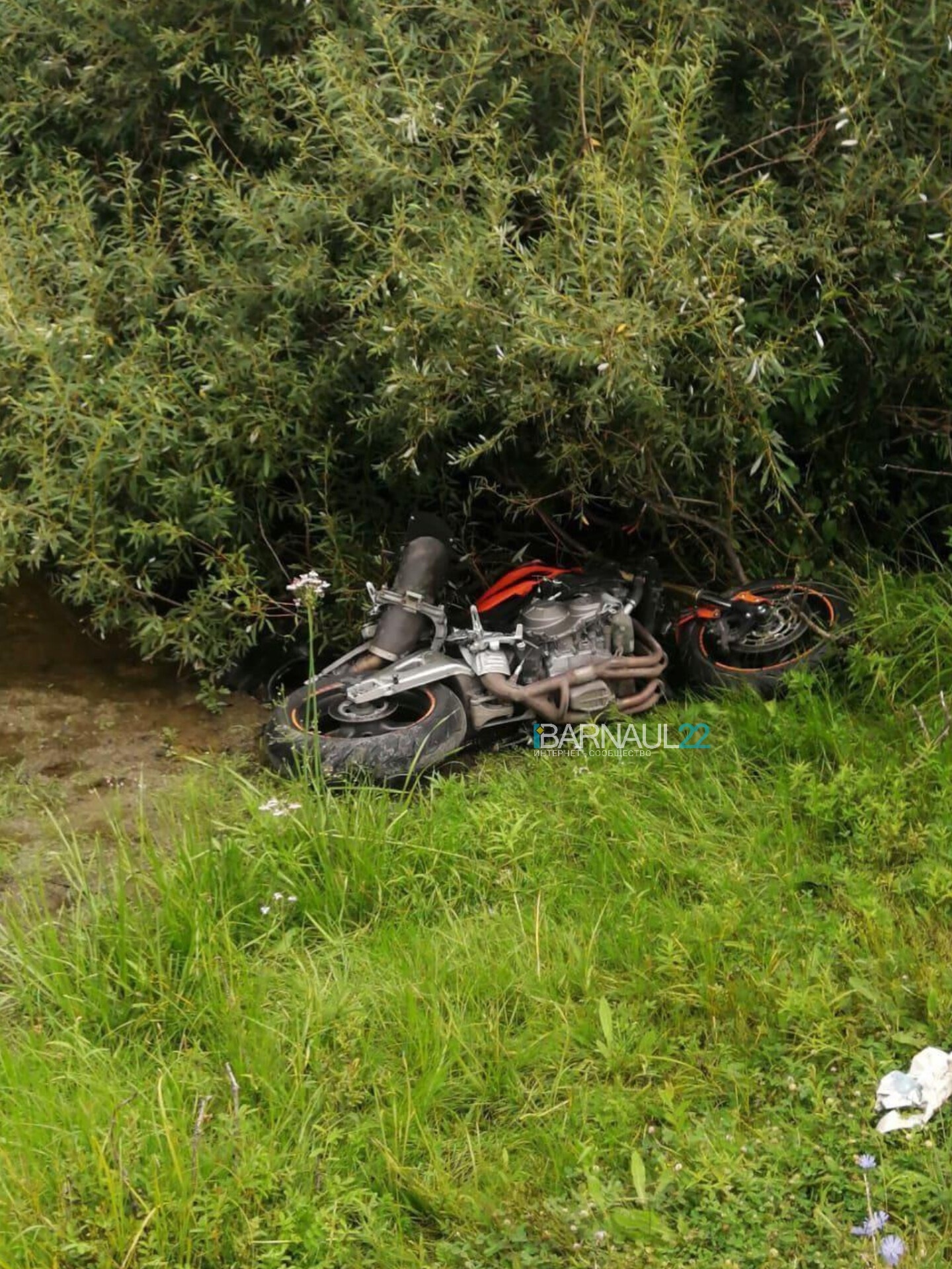 ДТП с мотоциклом