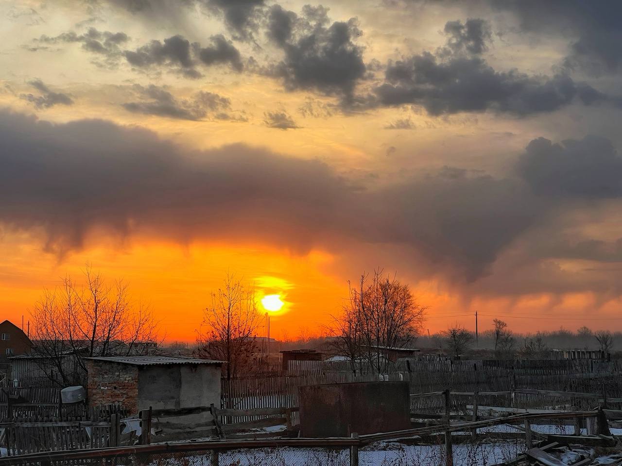 Камень-на-Оби рассвет