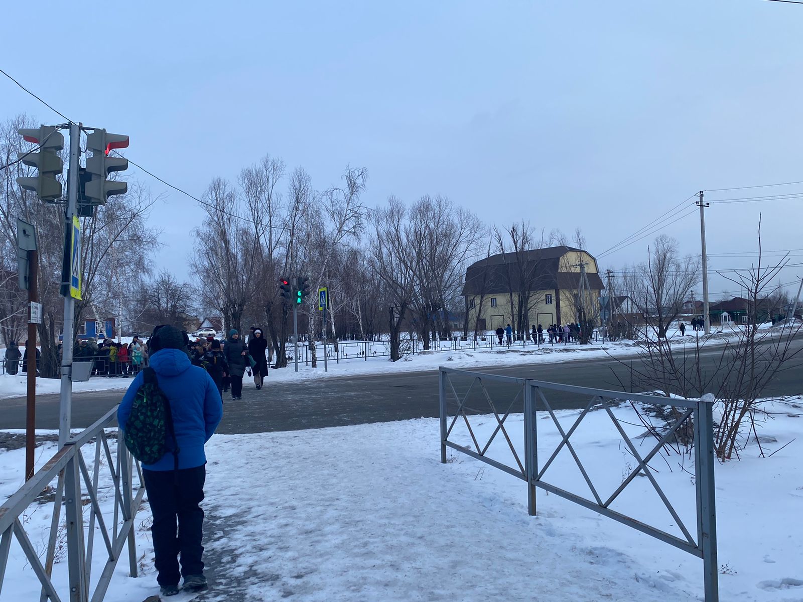 эвакуация школ в Камне-на-Оби