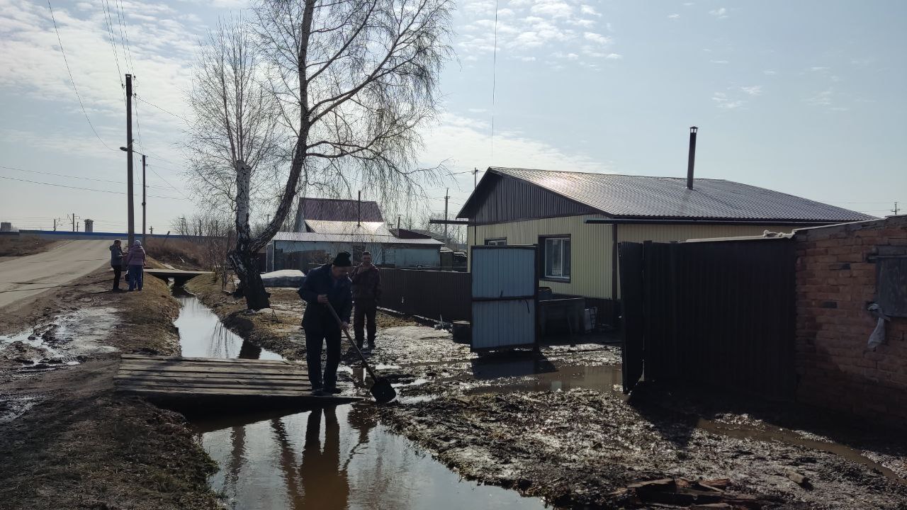 паводок в Камне-на-Оби