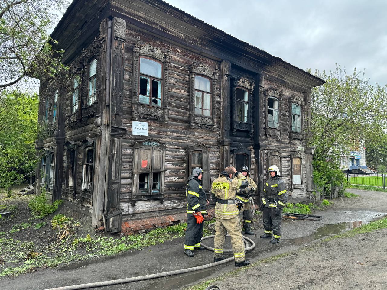 пожар культурное наследие