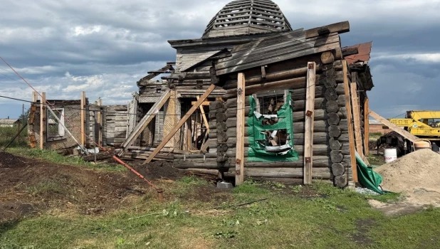 реставрация храма в Волчной Бурле