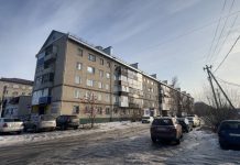 Жители дома по улице Пушкина в Камне-на-Оби, чуть не угодили под кровельный «обстрел»