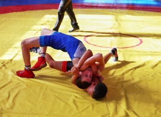 В Камне-на-Оби прошли соревнования по греко-римской борьбе на призы Геннадия Яцкова
